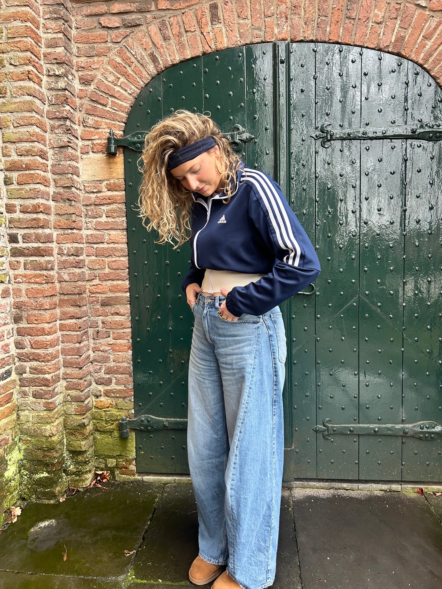 Vest adidas blauw 45