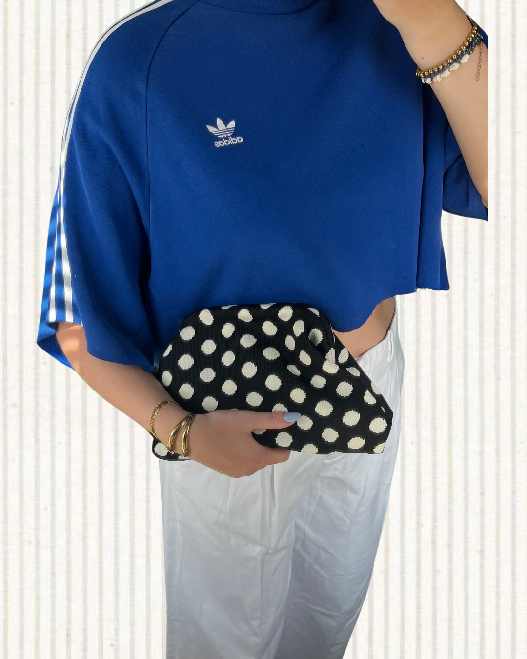 Clutch stip zwart