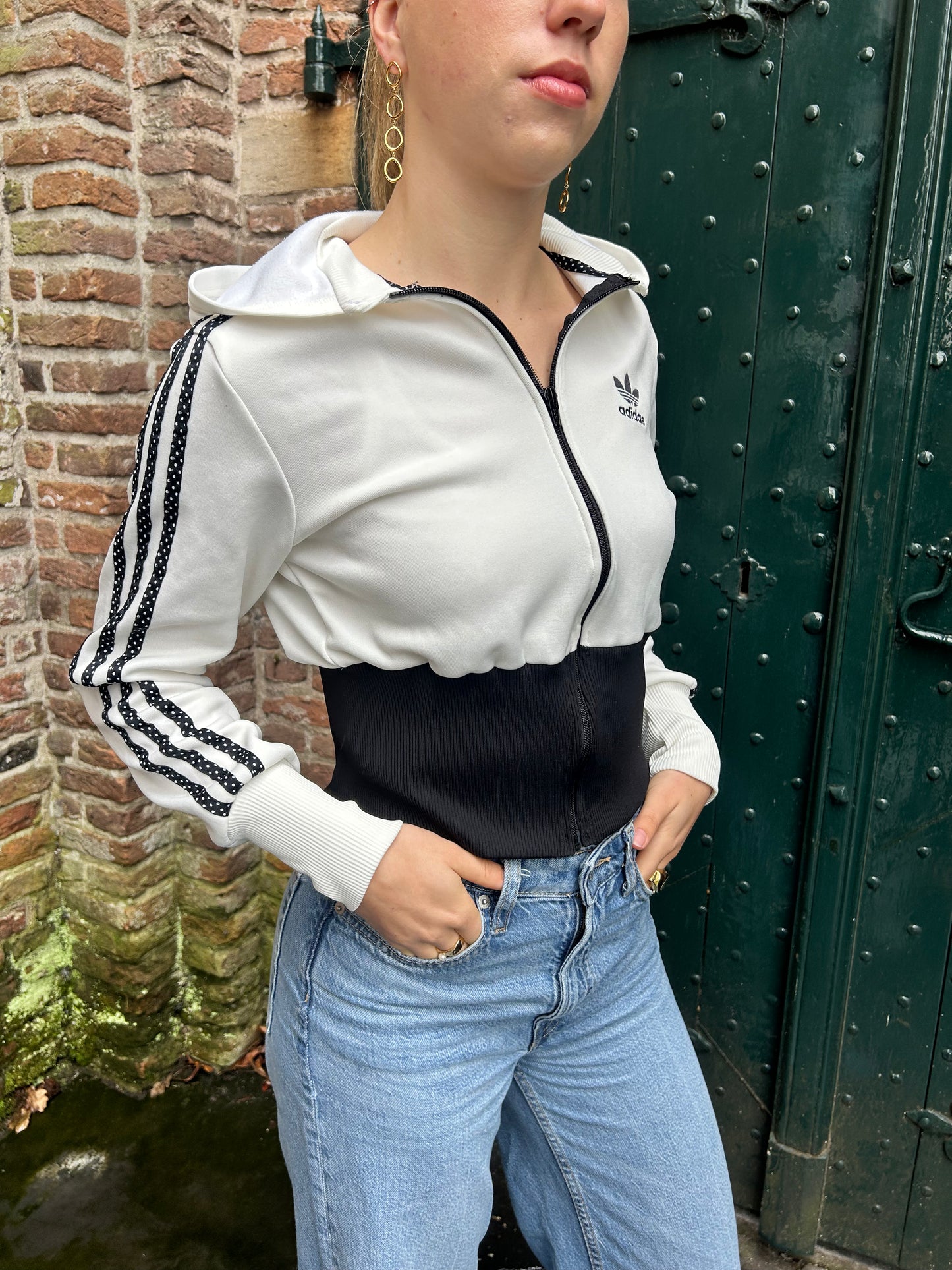 Vest adidas wit/zwart 46